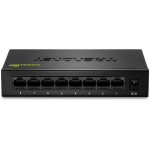 TRENDnet TEG-S82g 8-Port Unmanaged Gigabit Ethernet Switch, 8 Gigabit RJ-45 ports, GREENnet Technology